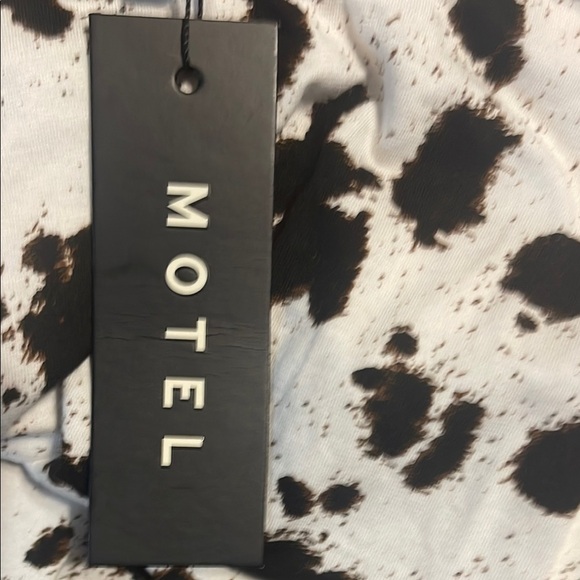 Motel Rocks Black and White Spotted Mini Dress - Picture 7 of 8